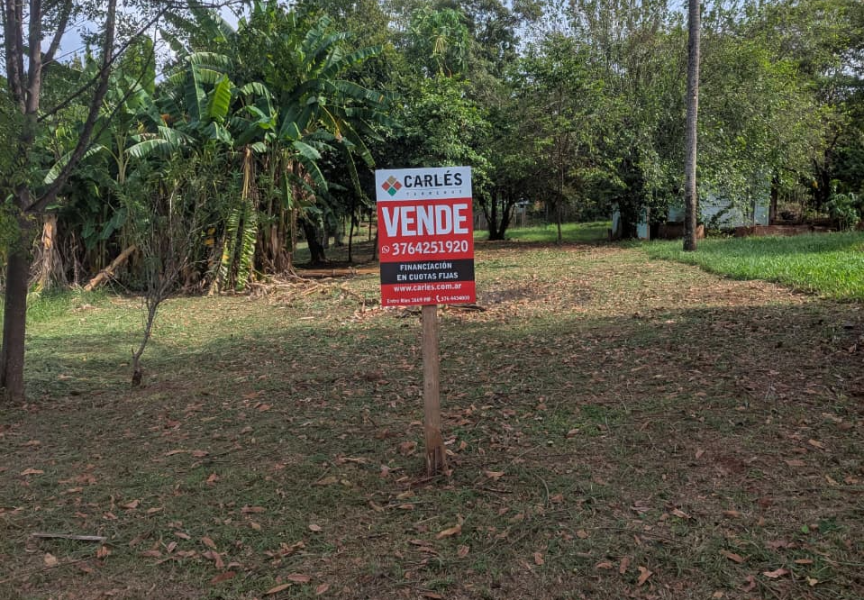 Amplio terreno en zona del Club Crucero del Norte (Garupá) a 25 minutos del centro de Posadas